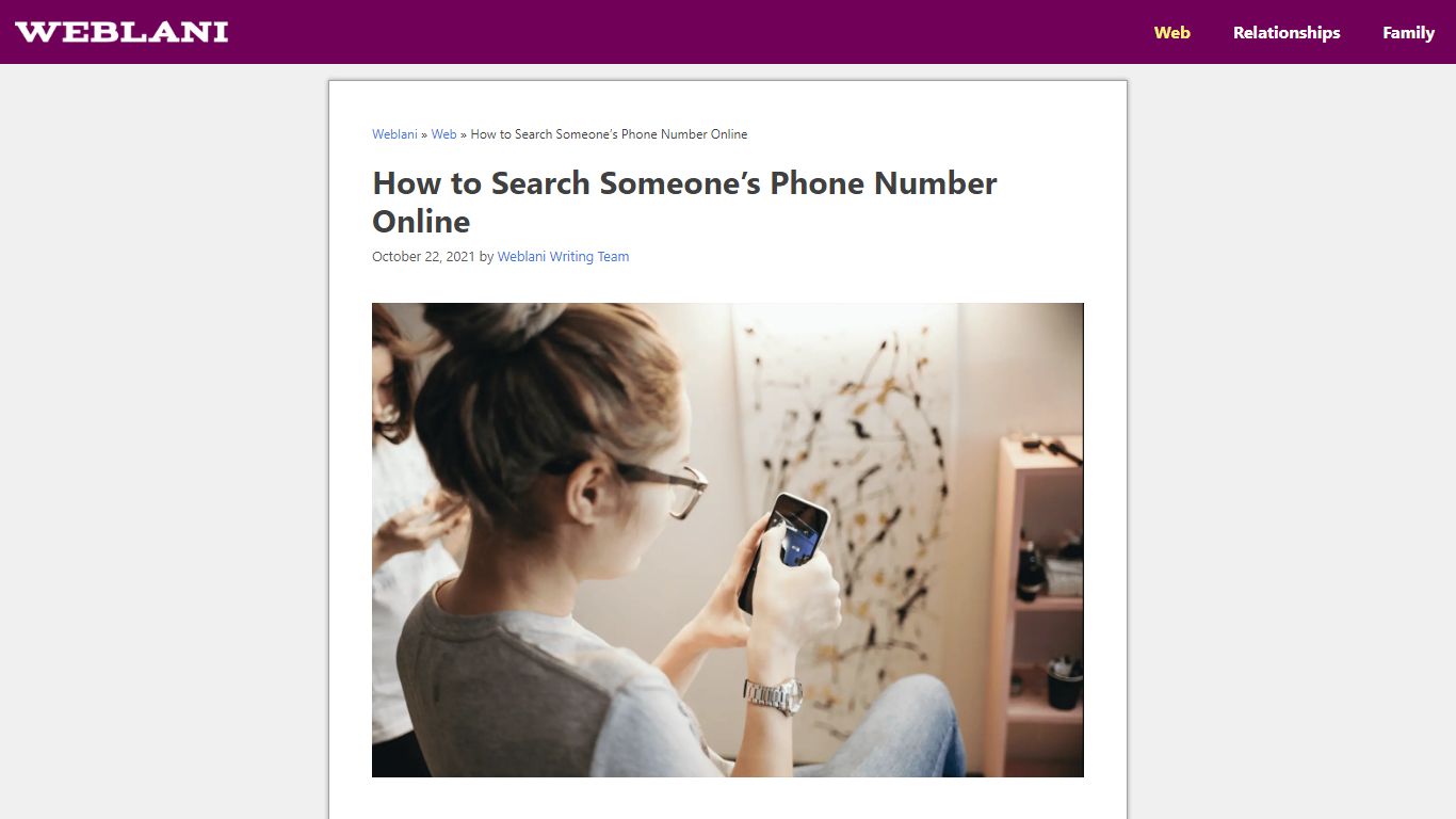 How to Find Someone's Phone Number Online in 6 Ways - Weblani